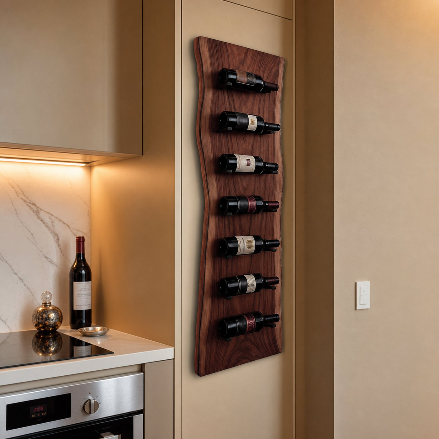 Contemporary Wall Mounted Wine Rack For Dining Room - product view 7