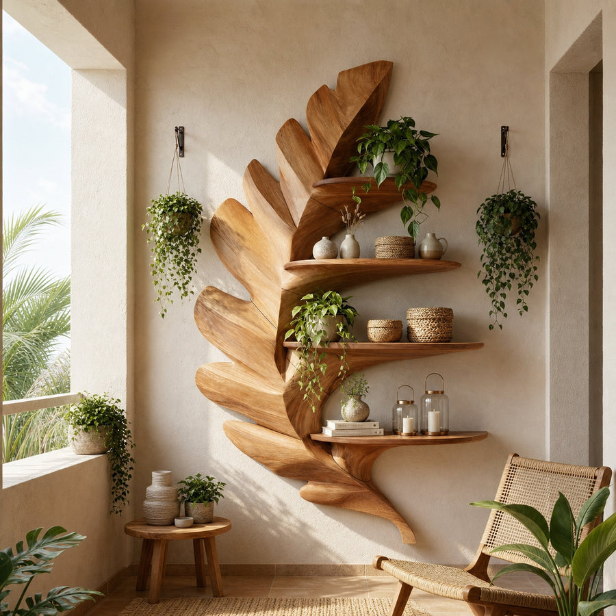 Contemporary Wall Shelf For Home Entrance Decor