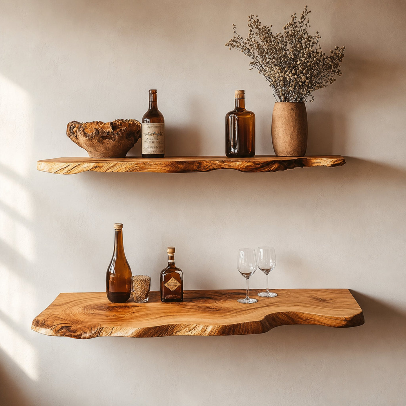 Custom Floating Shelves Wall Shelves Rustic Decor Office Gift