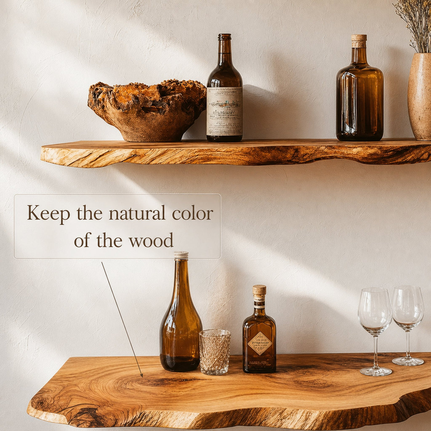 The feel of real wood