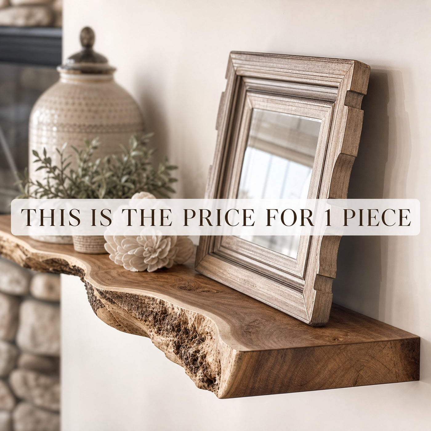 Floating Wood Shelf Display Shelf - product view 7