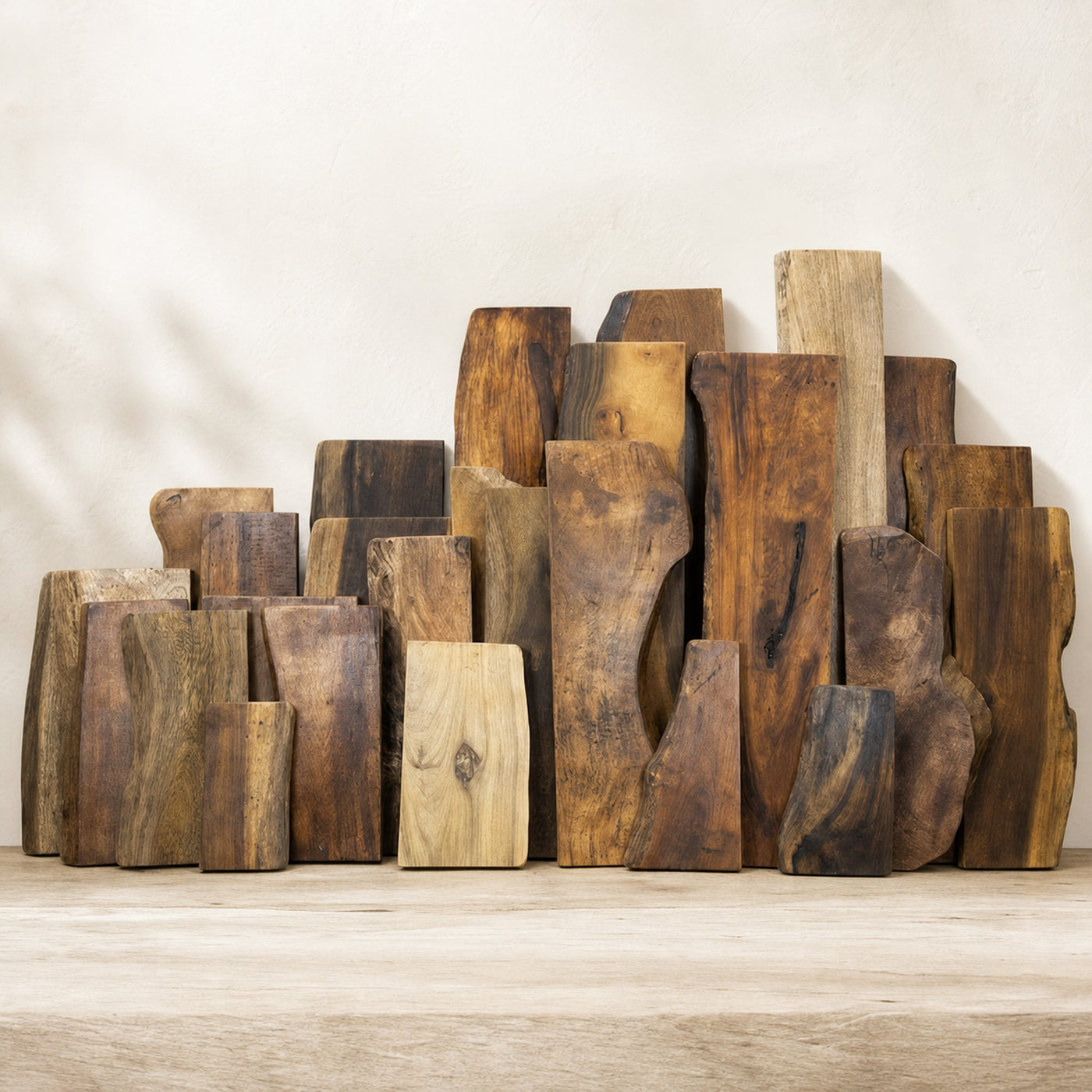 Floating Wood Shelf Live Edge - product view 6