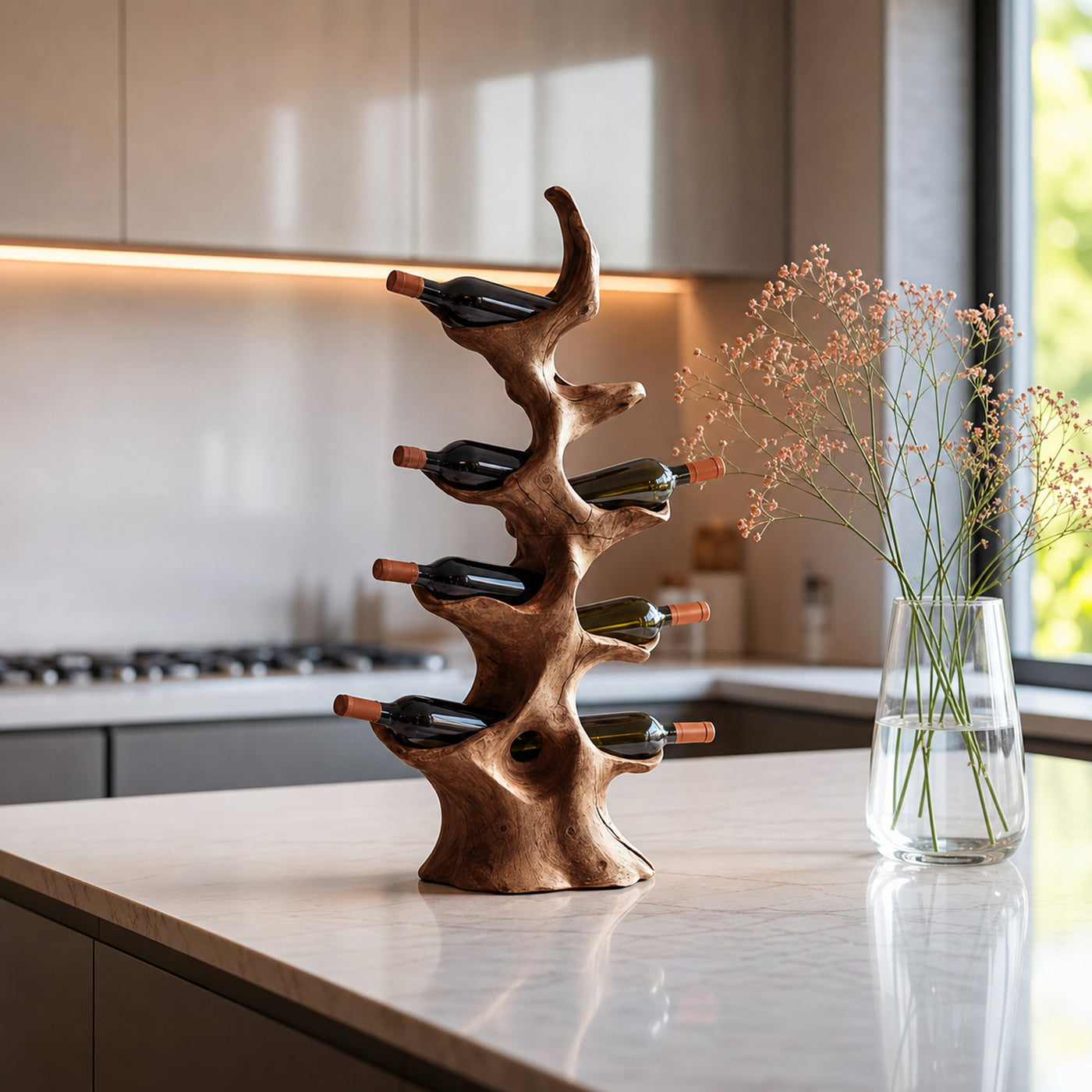 Handcrafted Wine Rack For Furniture Wine Display Unit - product view 7
