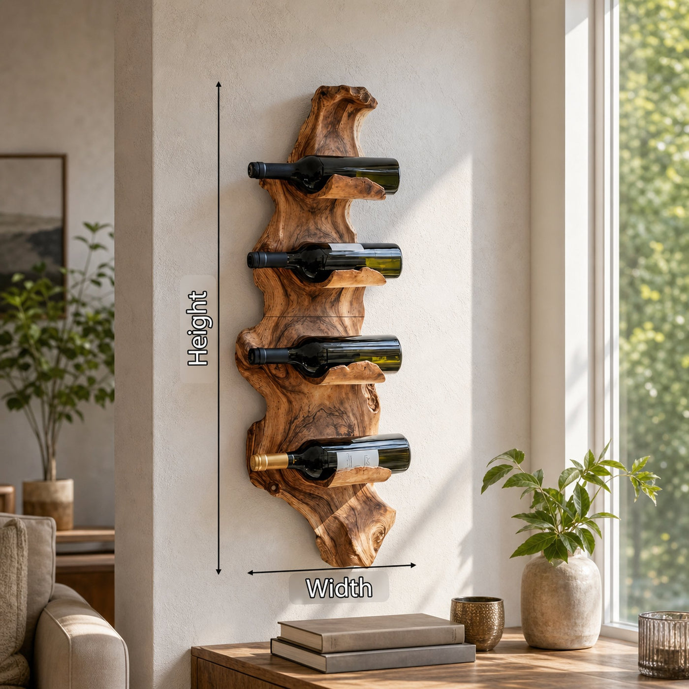 Handcrafted Wine Stand For Furniture Dining Setup - product view 6