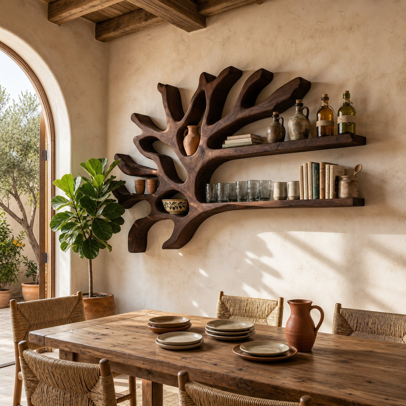 Industrial Wall Wine Rack For Entryway Beverage Arrangement Unit - product view 7