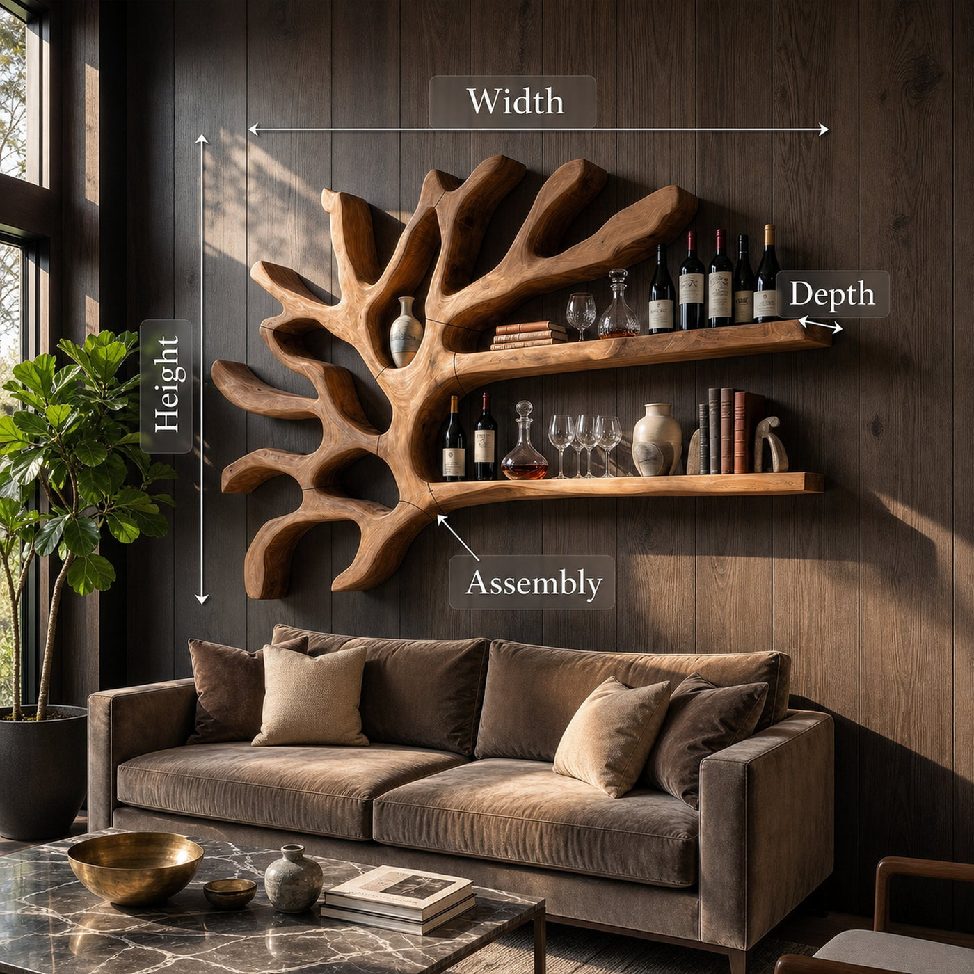 Industrial Wall Wine Rack For Entryway Beverage Arrangement Unit - product view 8