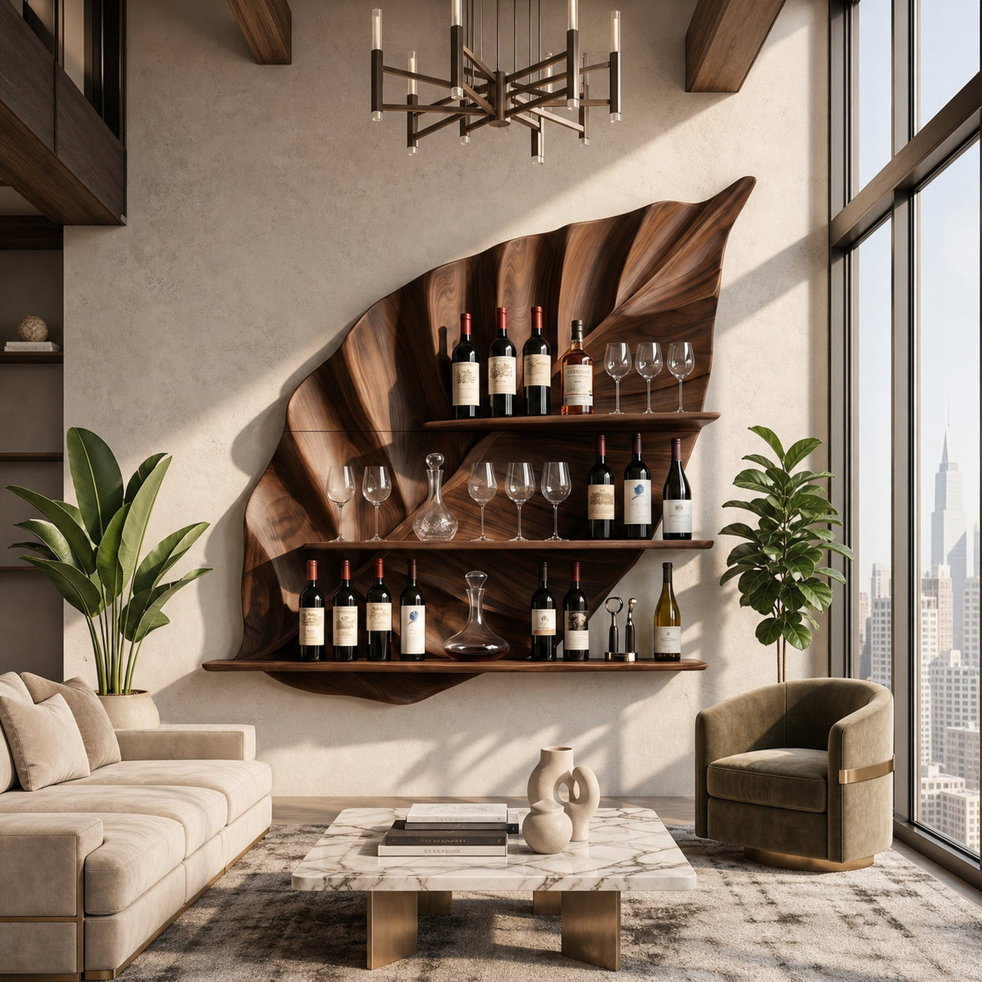 Industrial Wall Wine Stand For Loft Bar Storage Section - product view 7