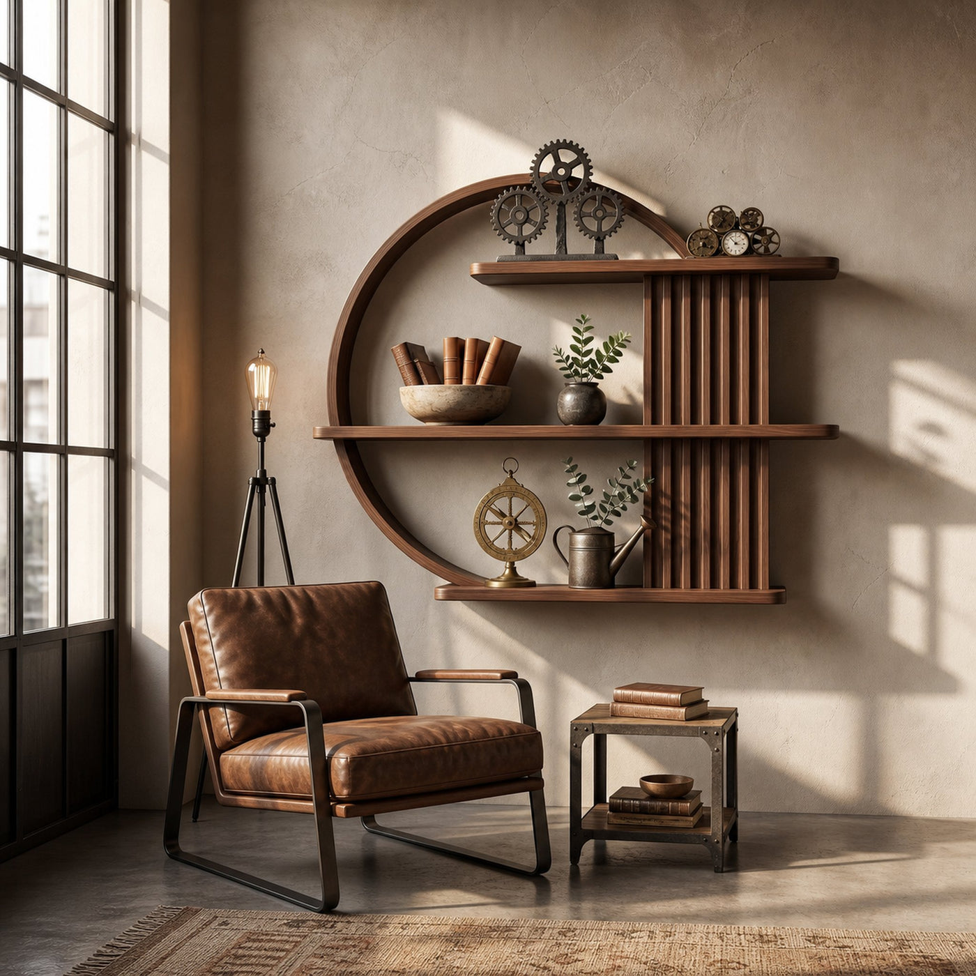 Japandi Minimal Display Shelf Living Room And Reading Room - product view 7