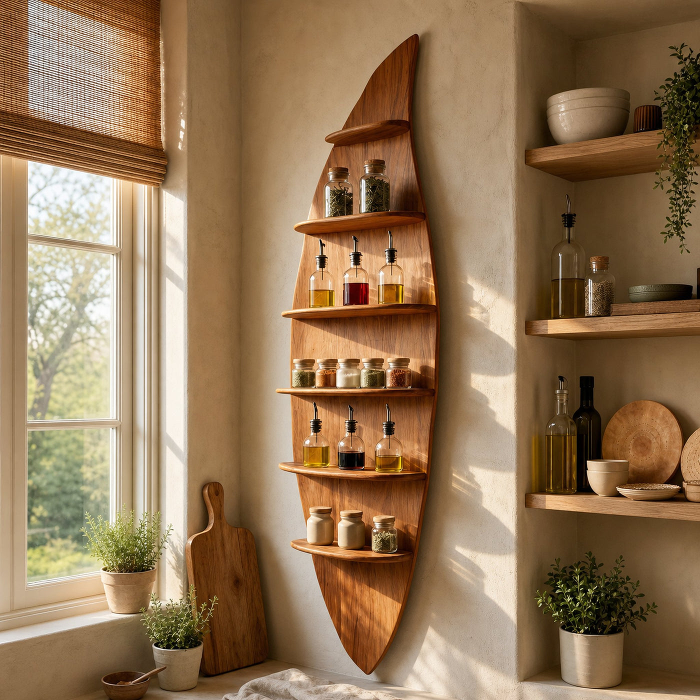 Mid Century Shelving Unit For Study Room Storage