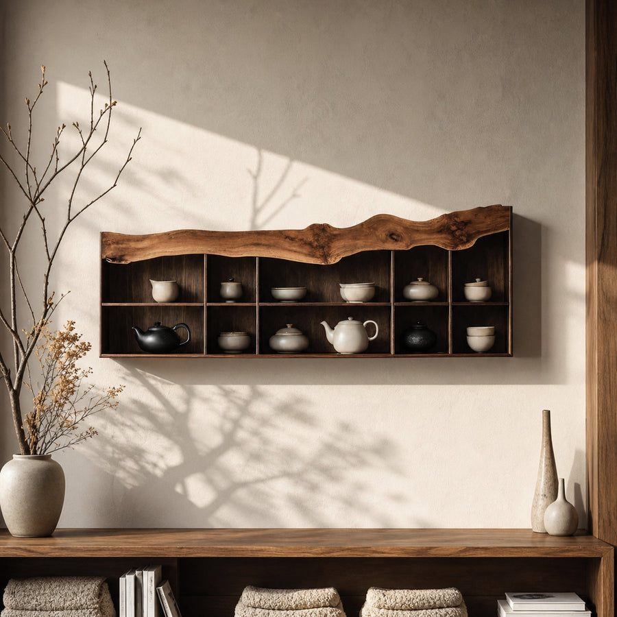 Mid Century Wall Shelf For Bedroom Furniture Decor Style
