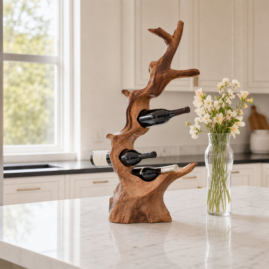 Mid Century Wine Rack For Furniture Wine Storage Decor