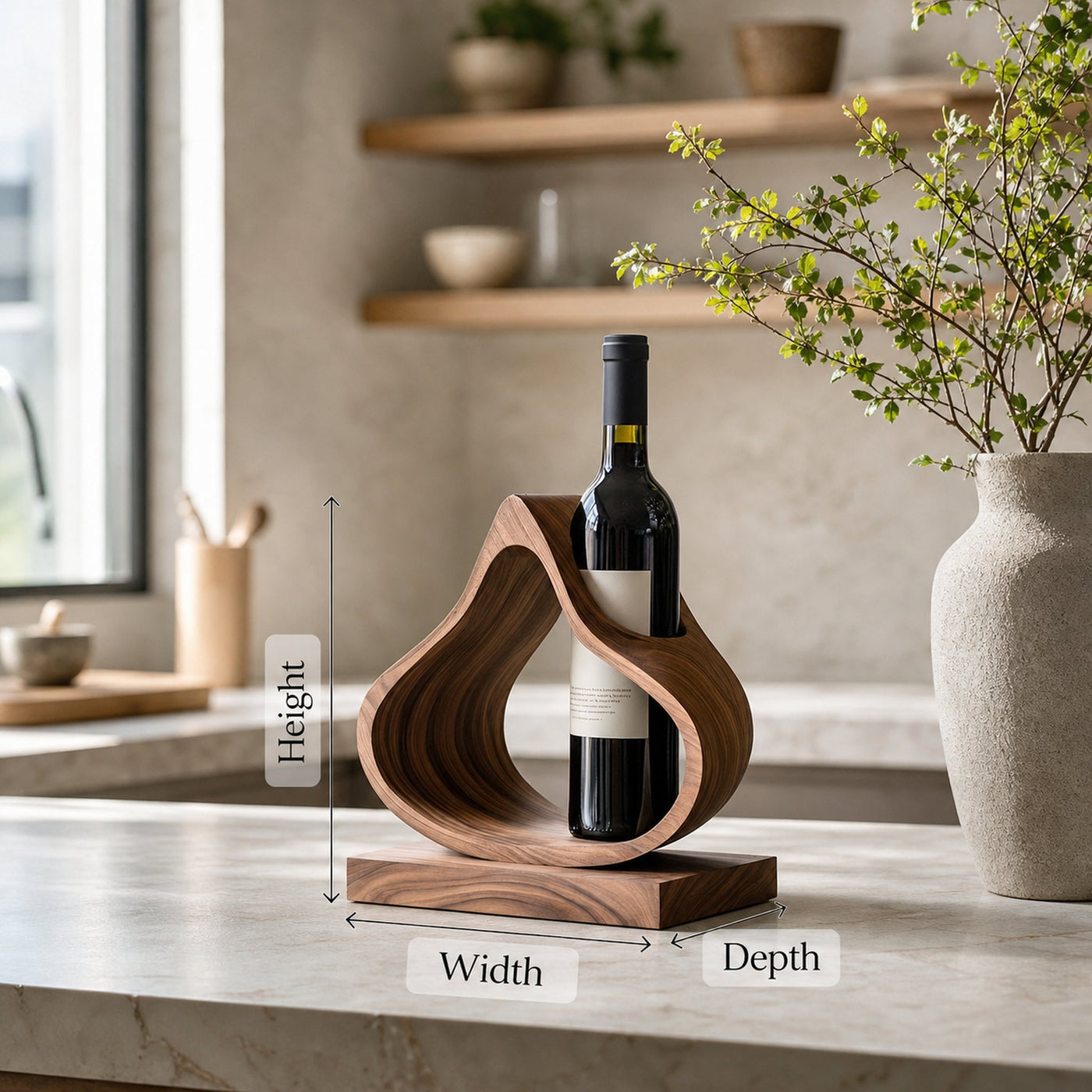 Mid Century Wine Stand For Furniture Decorative Use - product view 8