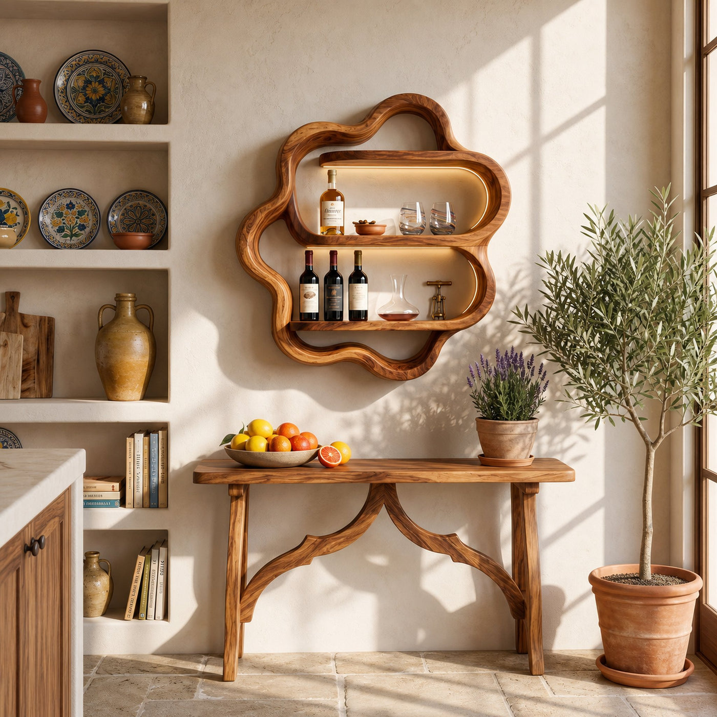 Minimalist Display Wine Rack Shelf For Kitchen Dining - product view 6