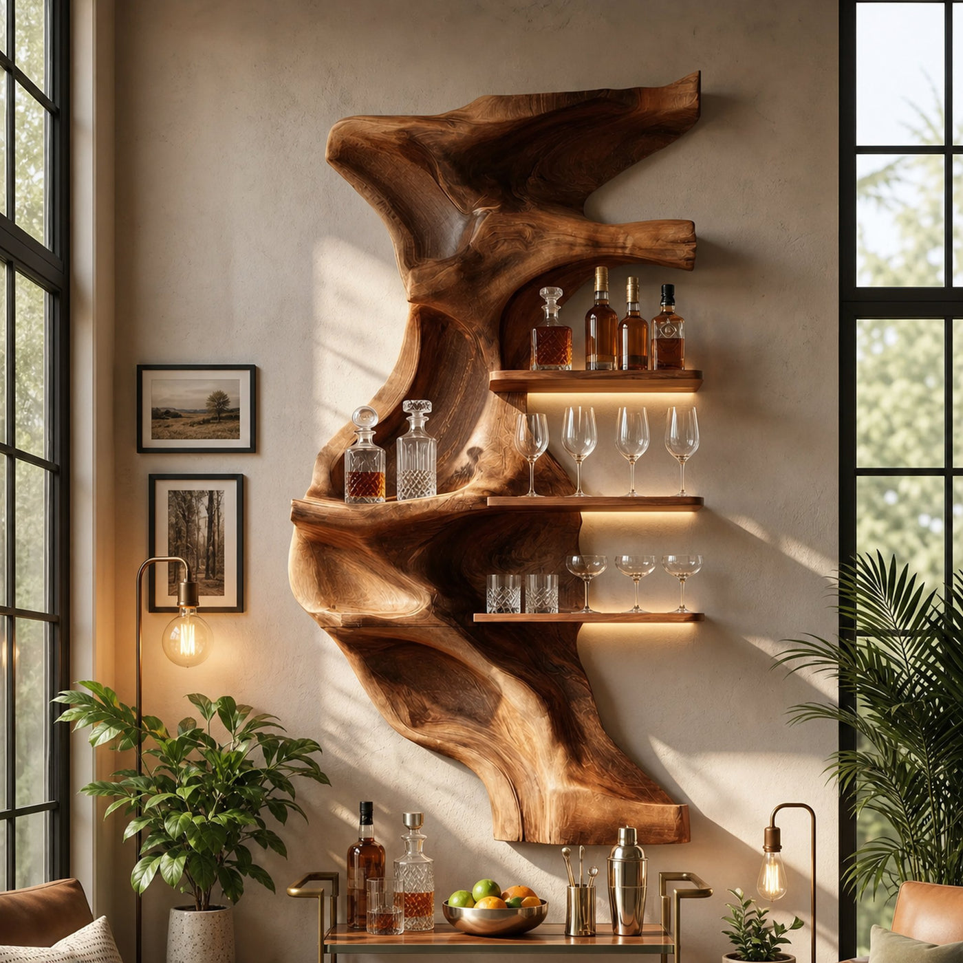 Minimalist Shelving Unit For Bedroom Space Saving