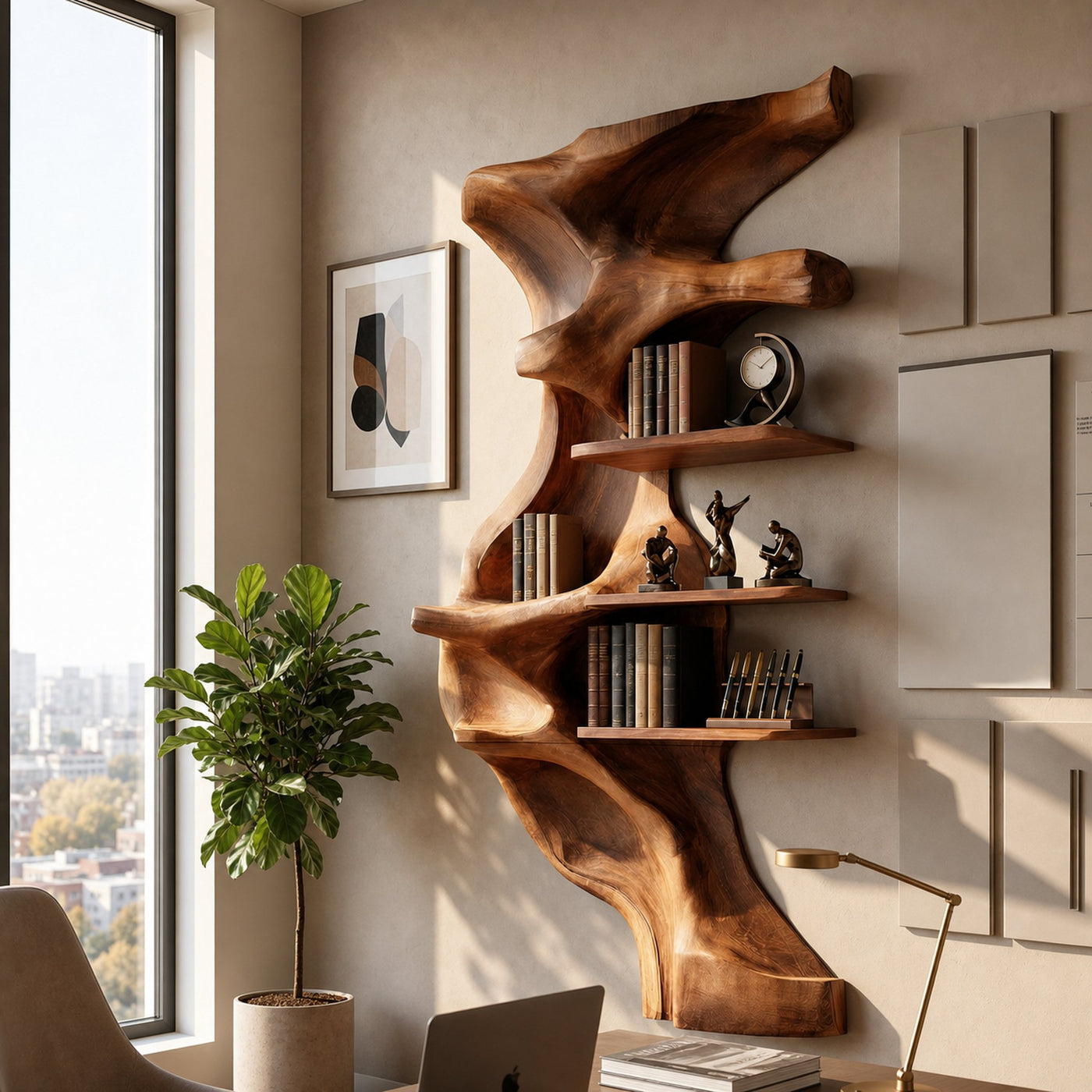 Minimalist Shelving Unit For Bedroom Space Saving - product view 6