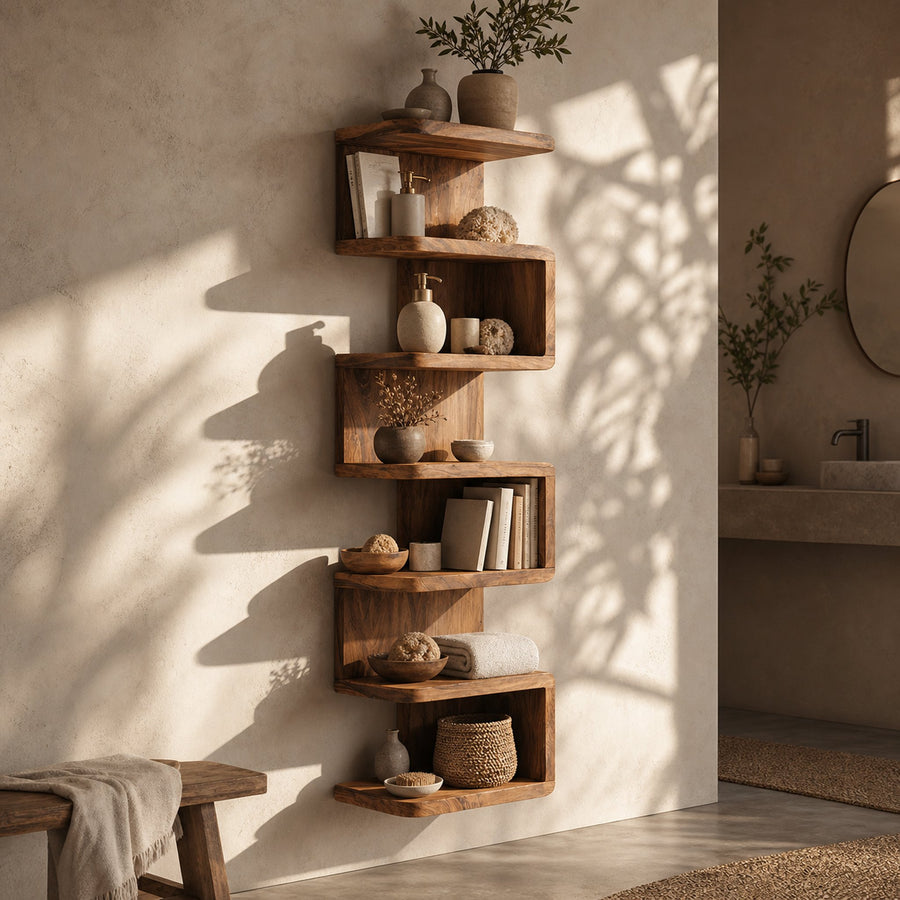 Minimalist Wall Mounted Shelf For Bathroom Essentials