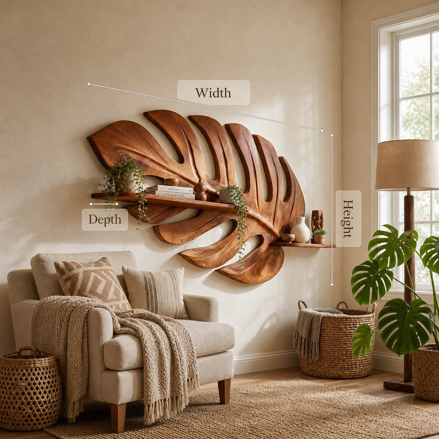 Modern Display Shelf For Home Wall Decor - product view 8