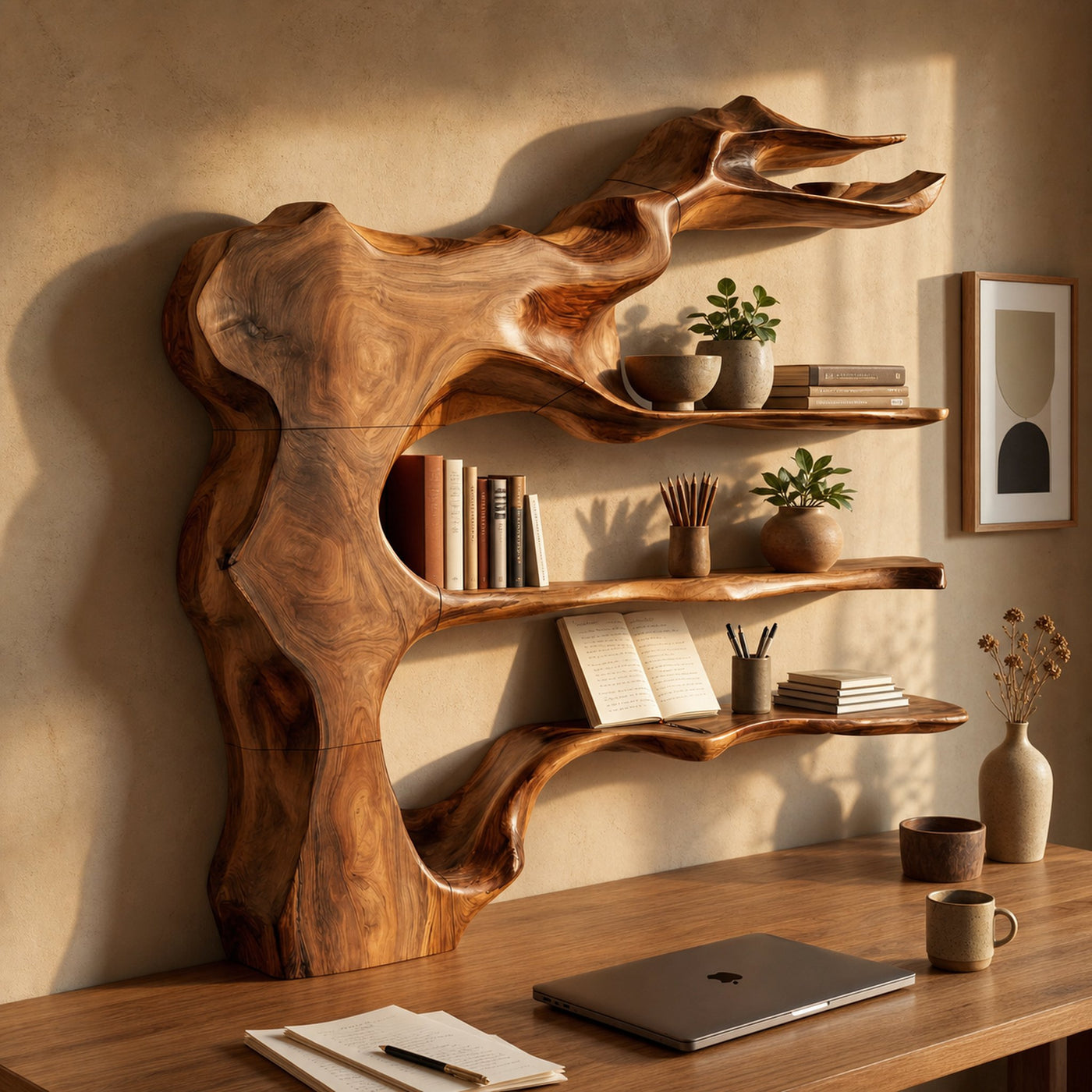 Modern Floating Shelves For Bedroom Wall Storage Organizer - product view 6