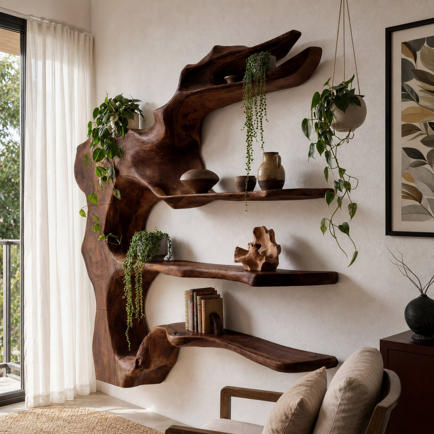 Modern Floating Shelves For Bedroom Wall Storage Organizer - product view 7