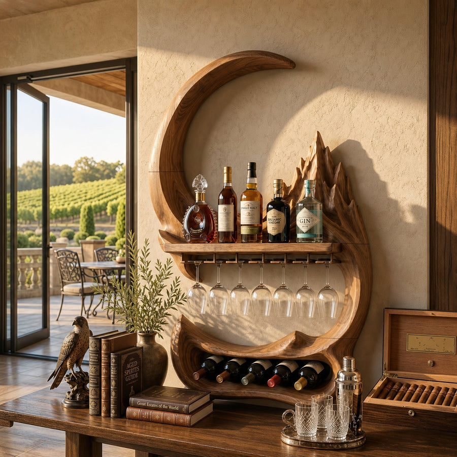 Modern Landscape Wine Storage Display For Living Space