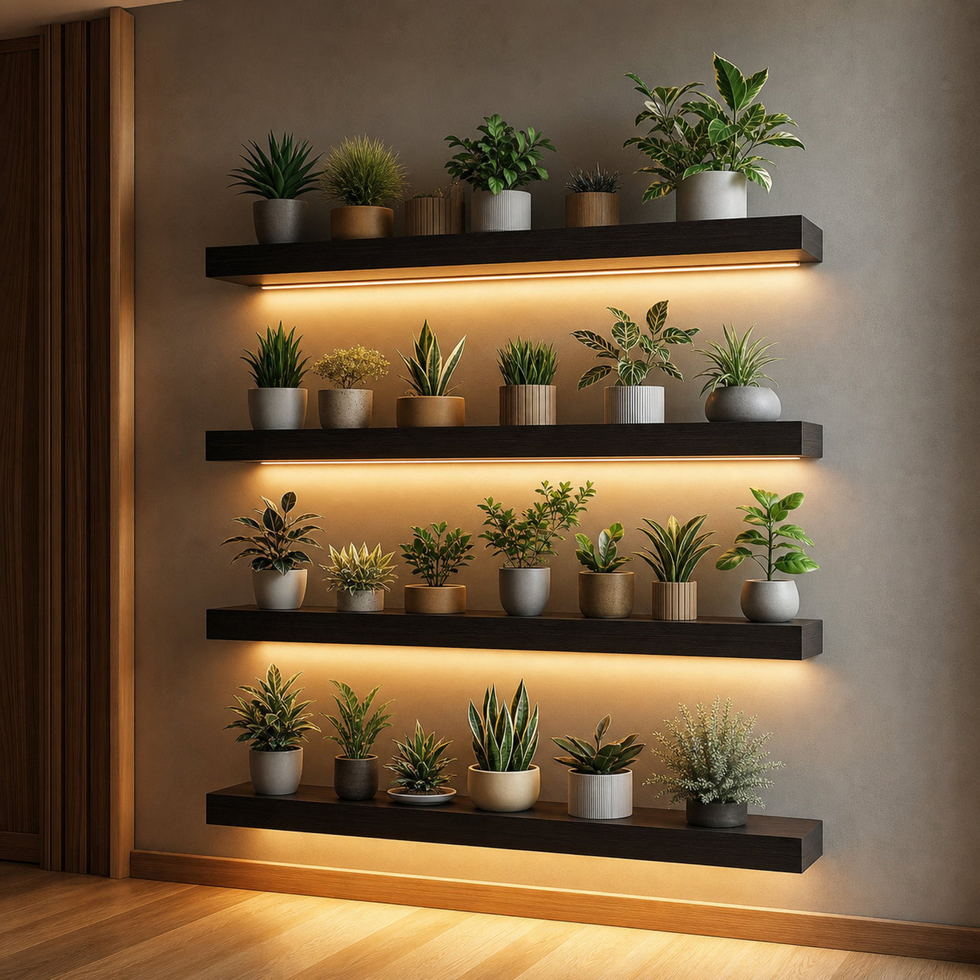Modern Minimal Floating Shelf Living Room Or Bedroom