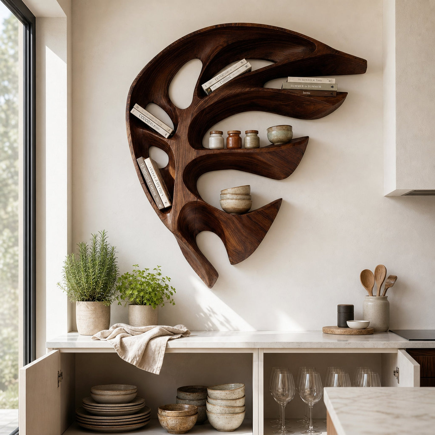 Modern Wall Mounted Shelf For Kitchen Storage - product view 7