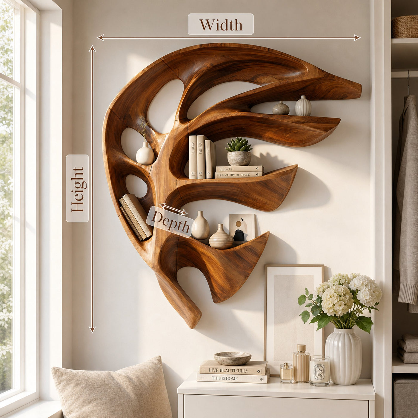 Modern Wall Mounted Shelf For Kitchen Storage - product view 8