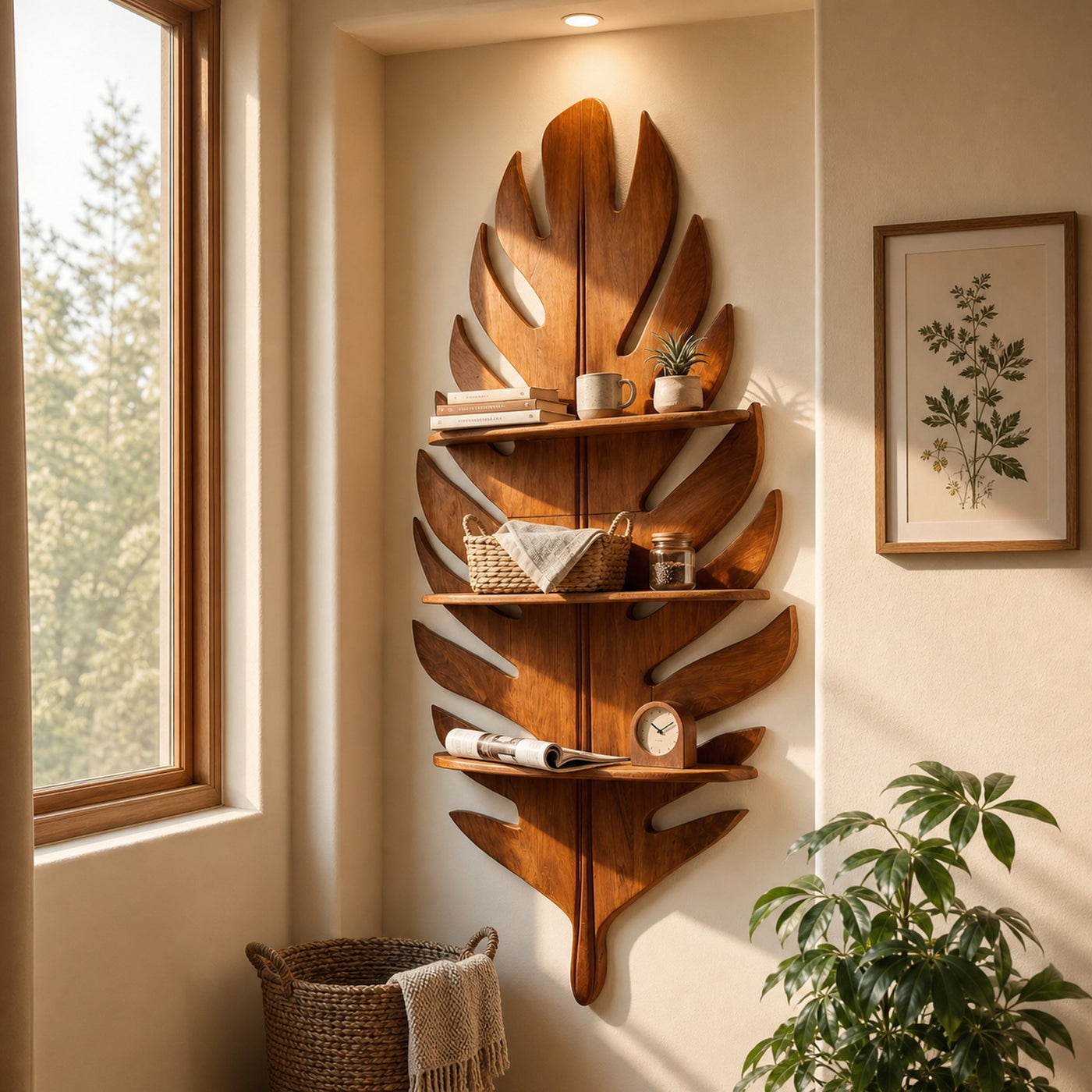 Modern Wall Shelf For Dining Room Display