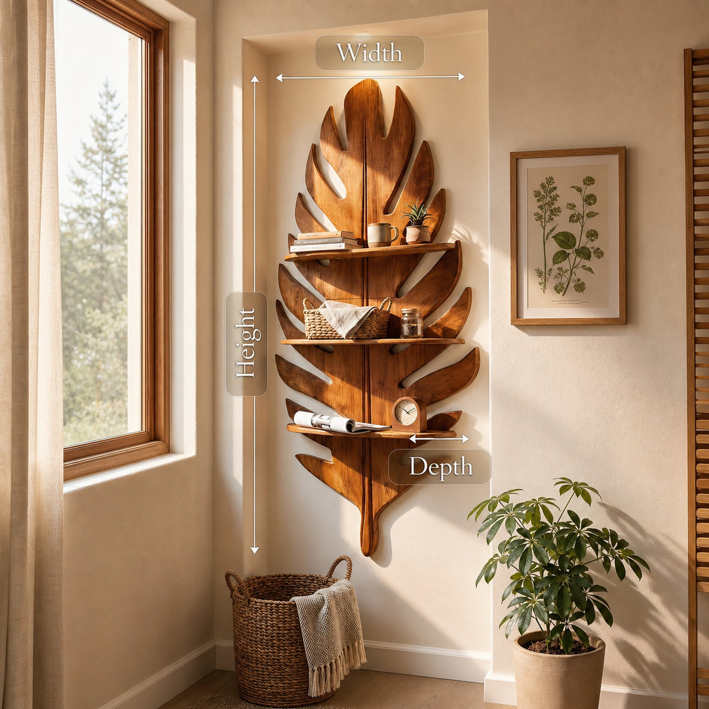 Modern Wall Shelf For Dining Room Display - product view 8