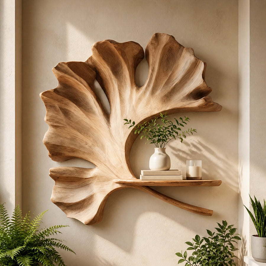 Modern Wall Shelf For Entryway Space Saving