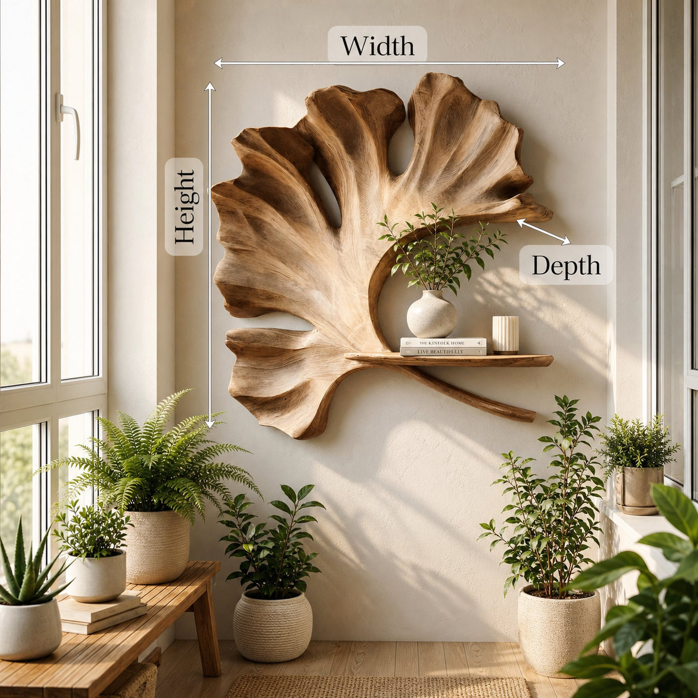 Modern Wall Shelf For Entryway Space Saving - product view 8