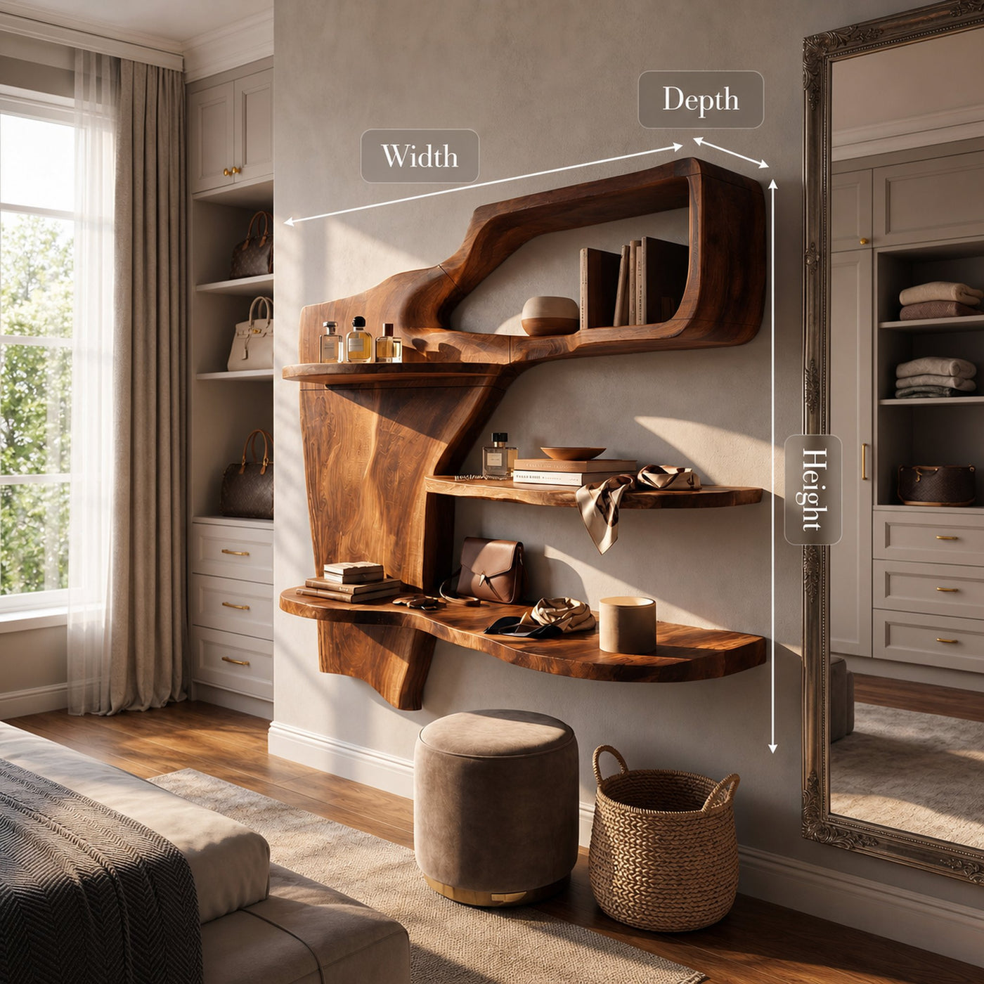 Modern Wall Shelf For Hallway Space Saving - product view 8