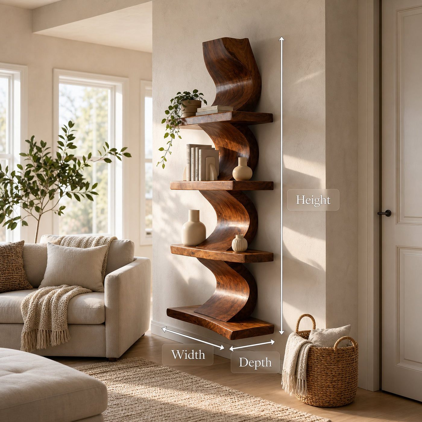 Modern Wall Shelf For Study Room Book Display - product view 8