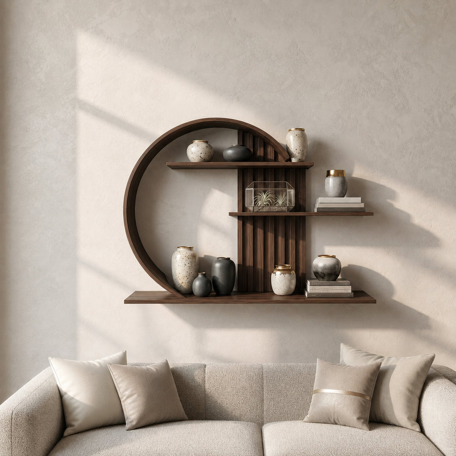 Modern Zen Wall Decor Shelf Living Room And Harmony Room