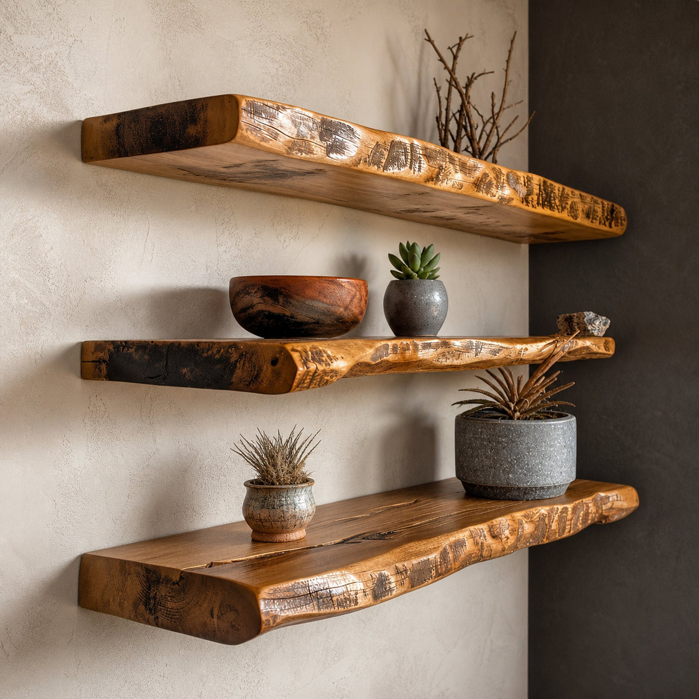 Reclaimed Wood Shelf Wall Mount Shelf