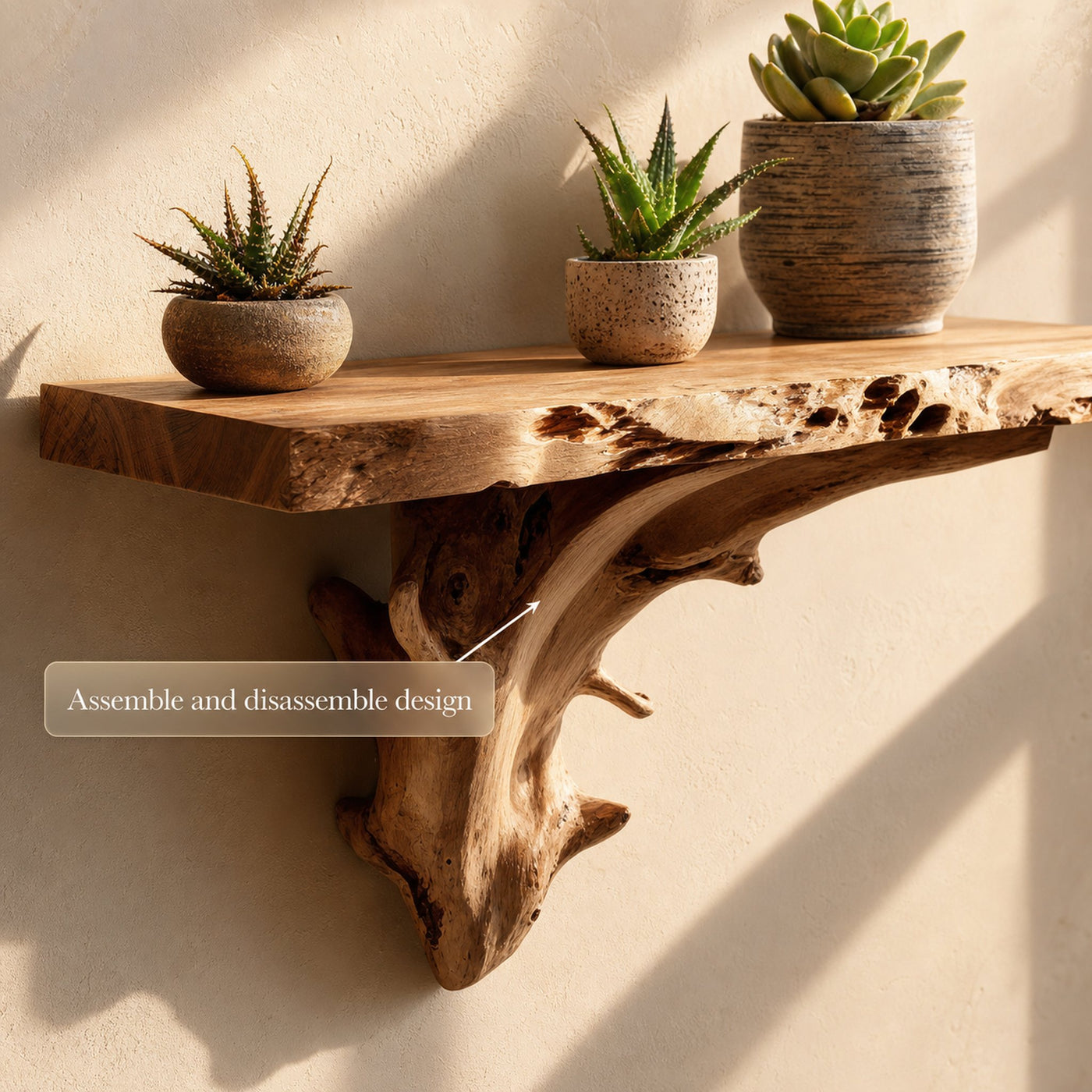 Rustic Floating Shelf Bedroom - product view 6