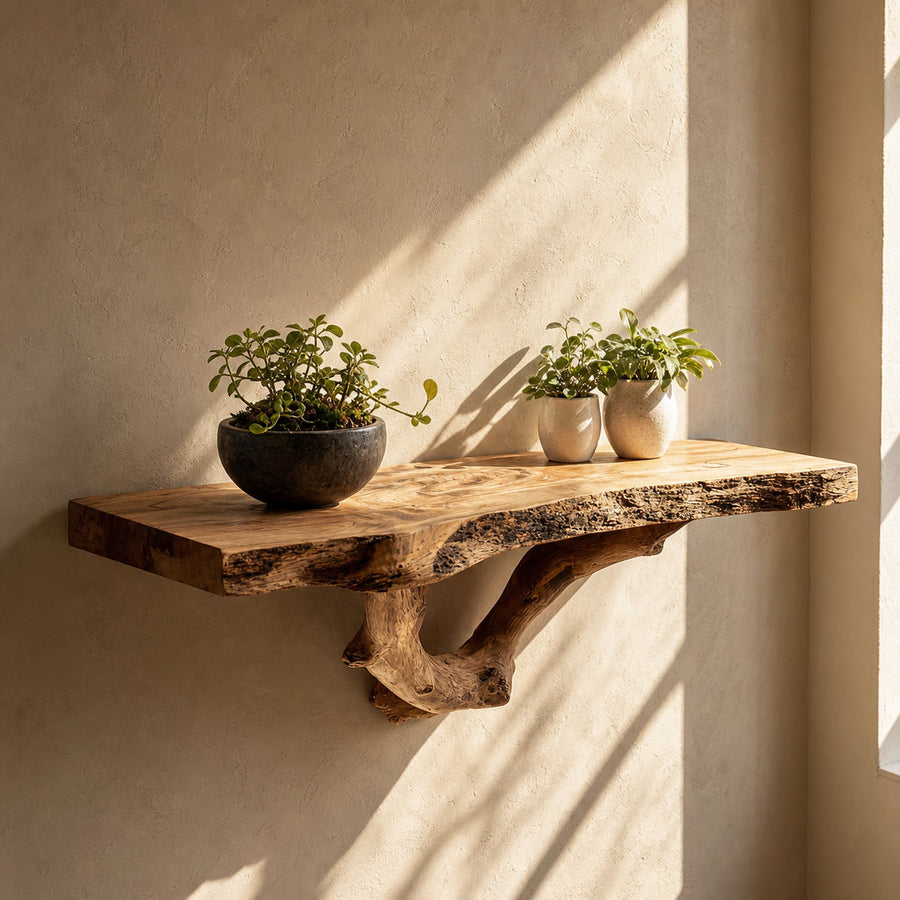 Rustic Floating Shelf Bedroom Or Office