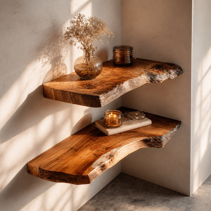 Rustic Floating Shelf Dining Room Or Kitchen