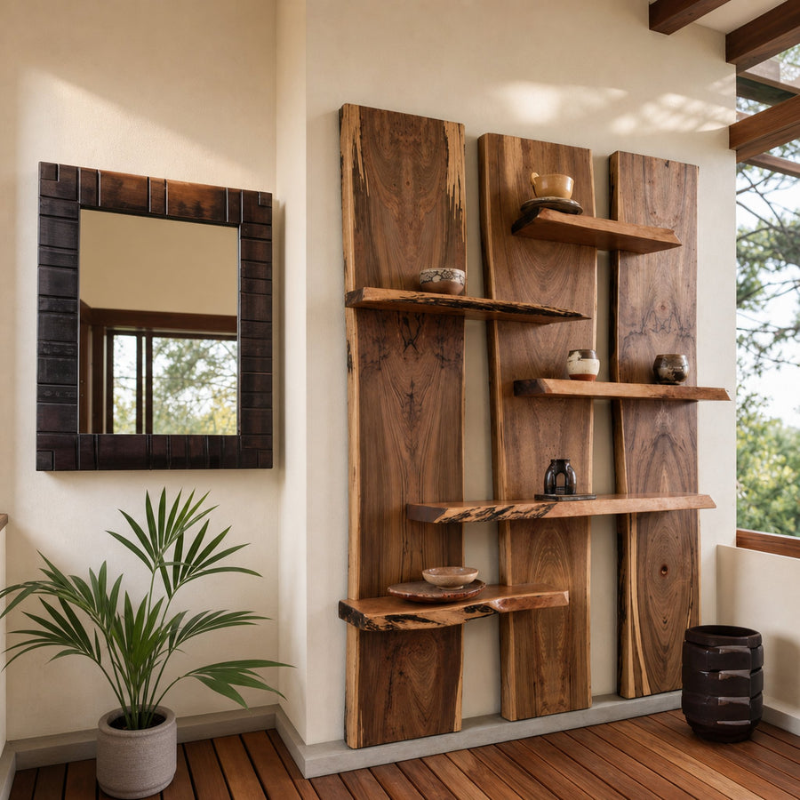 Rustic Floating Wall Shelves For Home And Office