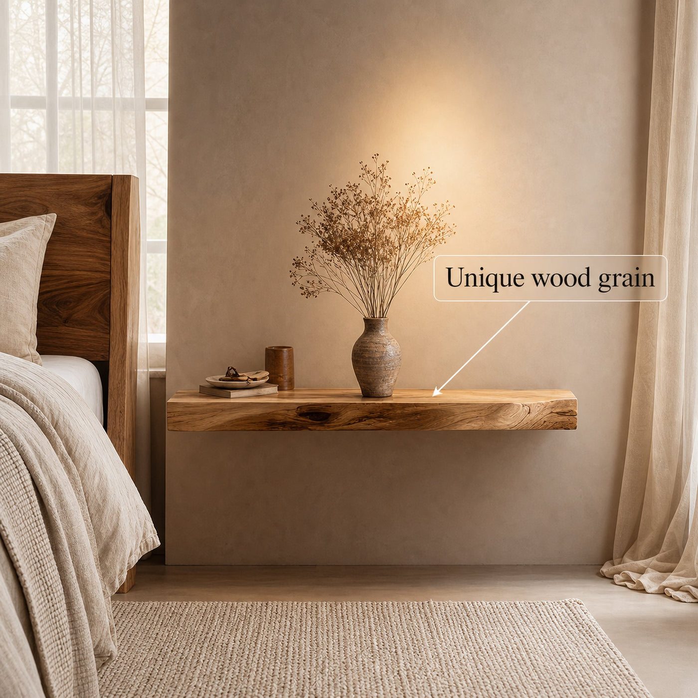 The feel of real wood