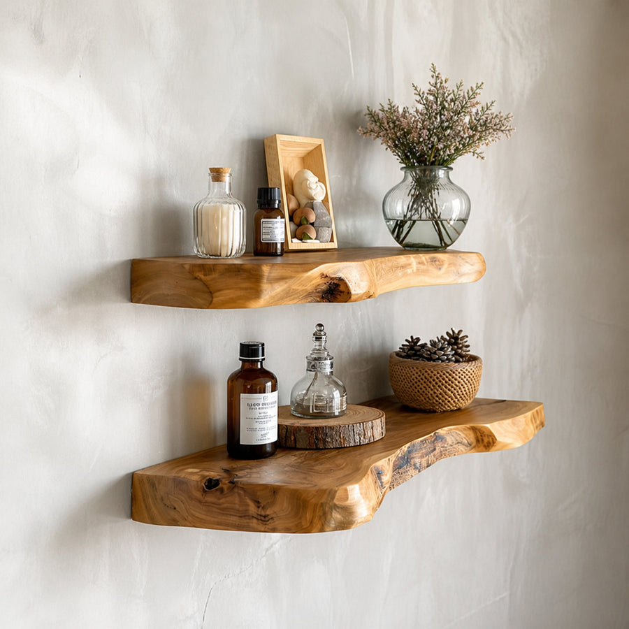 Vintage Floating Shelves Assembly Crafts Custom Decor Home Gift