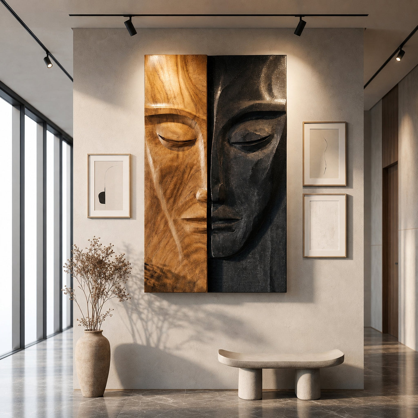 Artistic Face Wall Art For Living Room