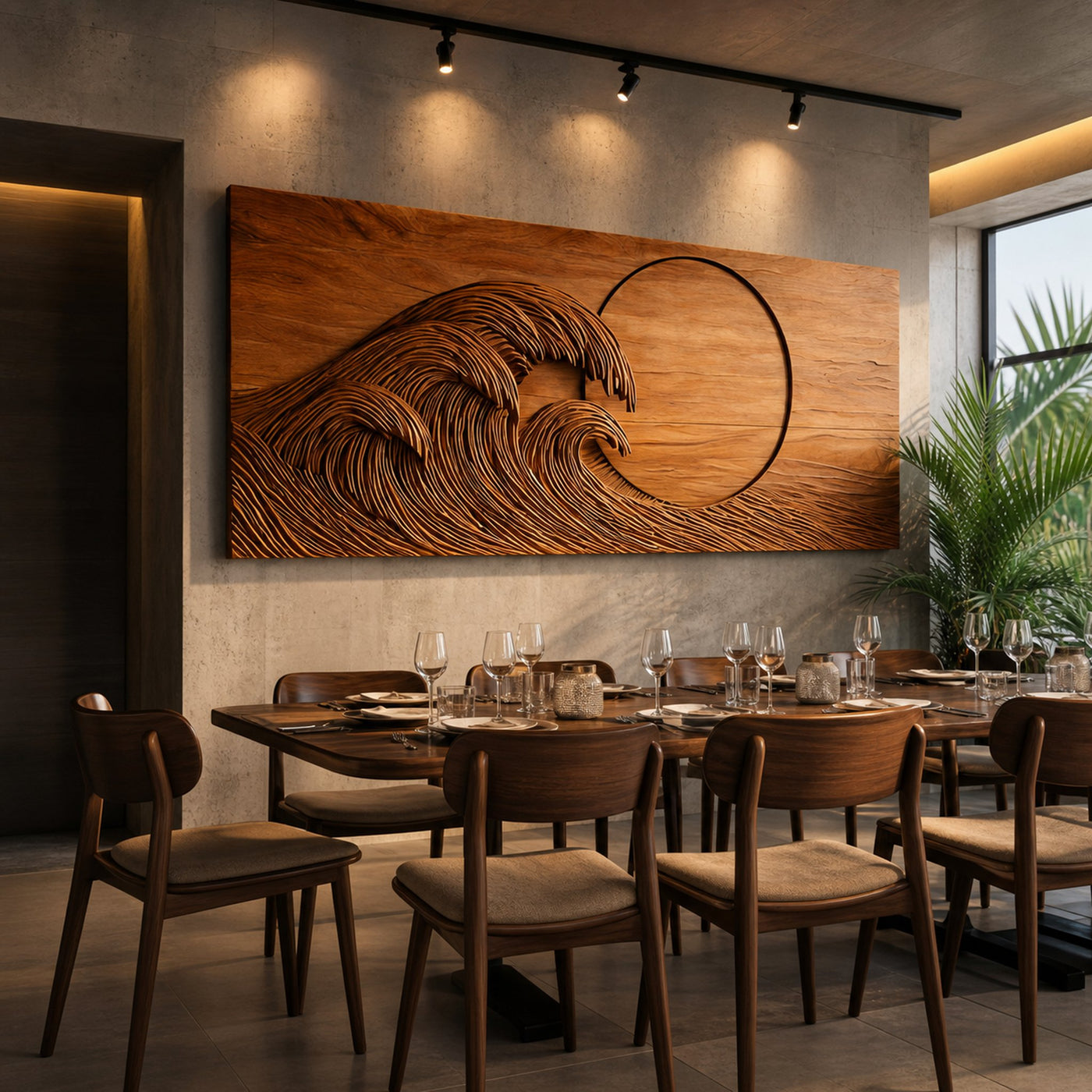 Artistic Wooden Seascape Wall Art For Modern Home - product view 6