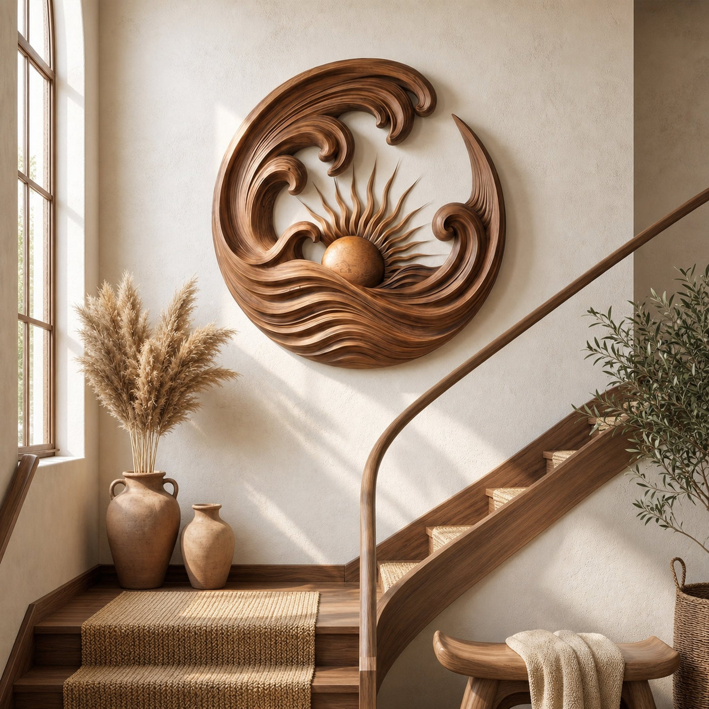 Coastal Wave Wall Art For Living Room - product view 2