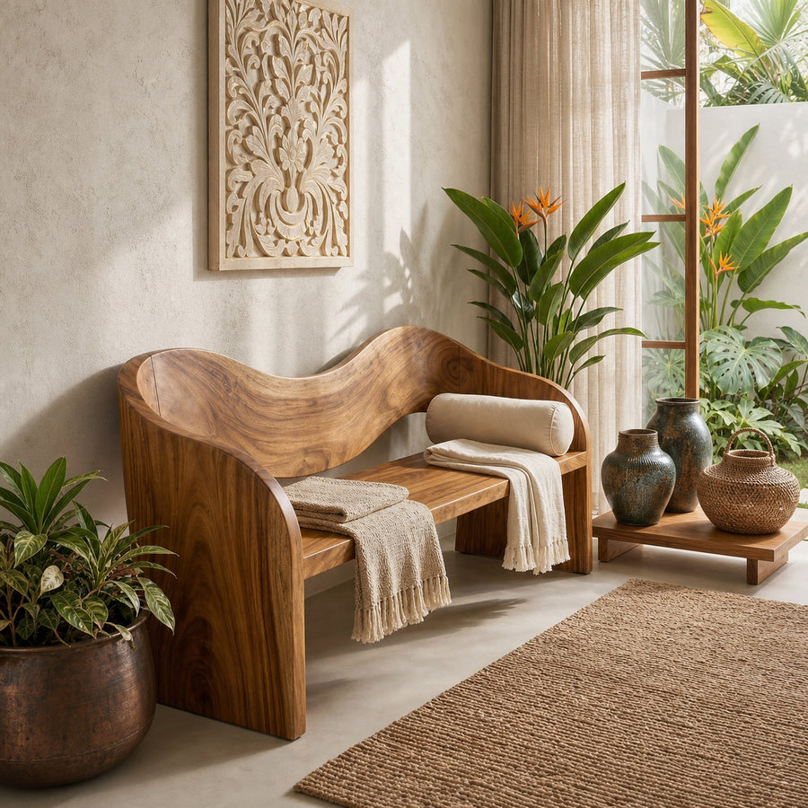 Contemporary Accent Bench Modern Residence