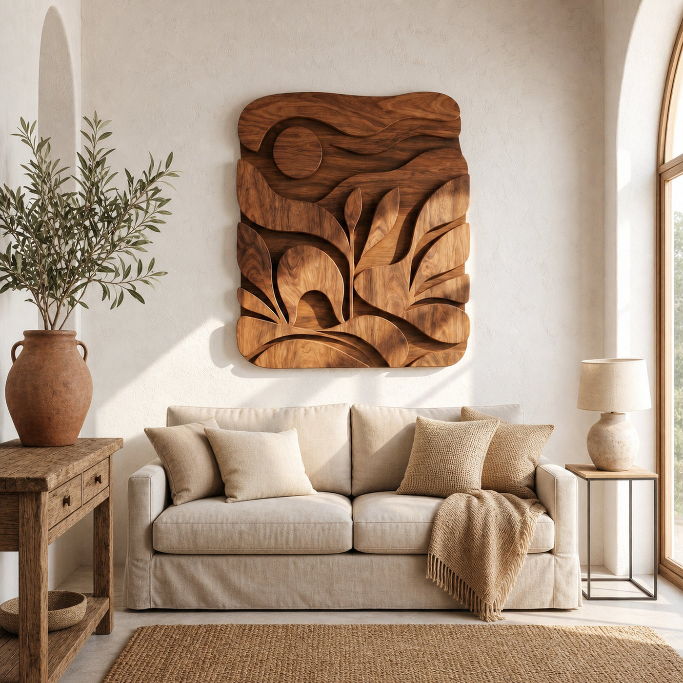 Contemporary Botanical Wall Art For Living Room