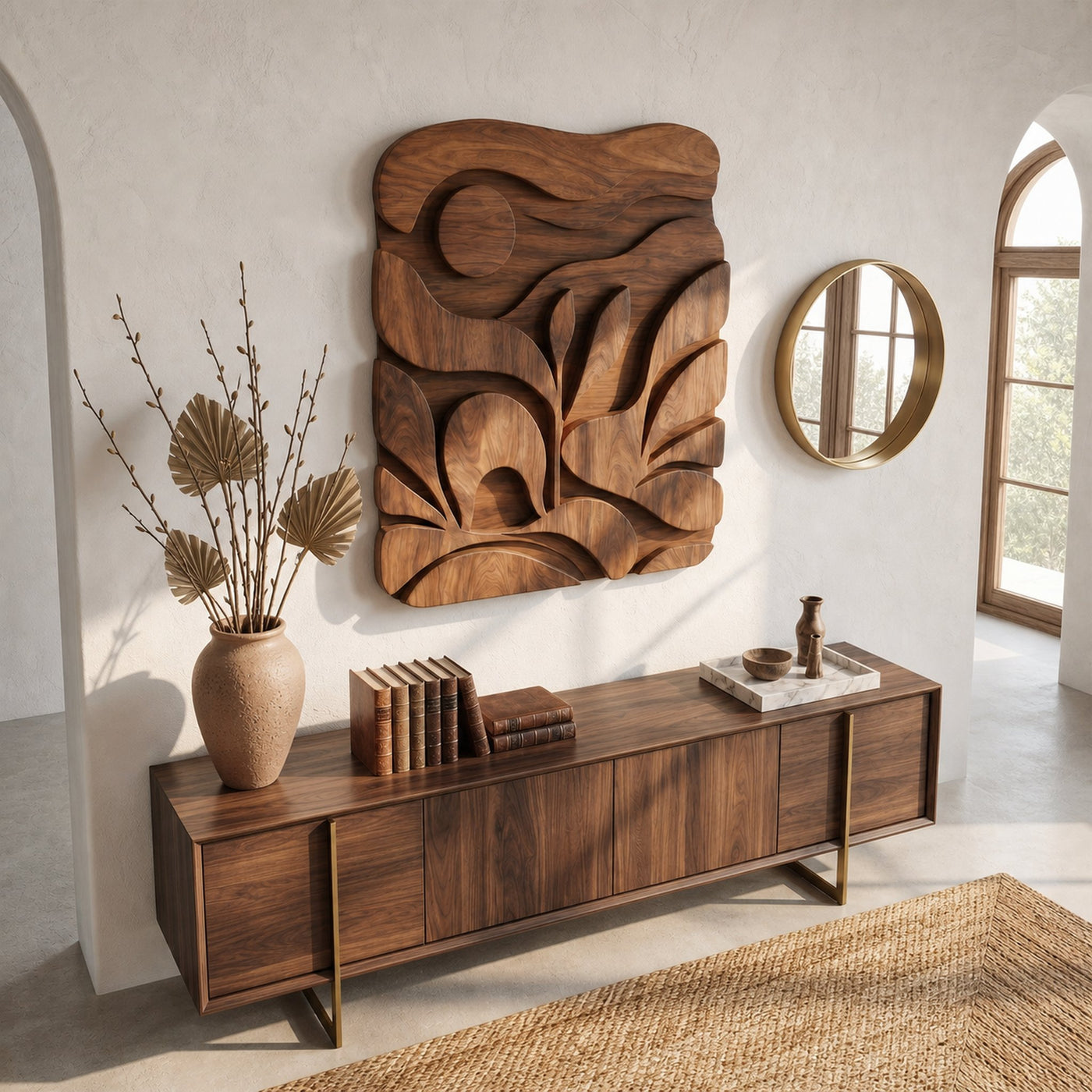 Contemporary Botanical Wall Art For Living Room - product view 3