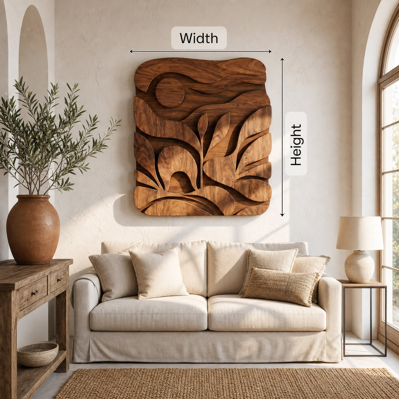 Contemporary Botanical Wall Art For Living Room - product view 5