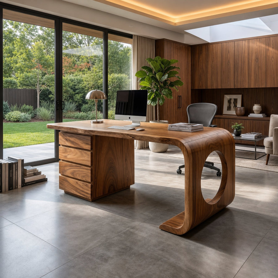 Contemporary Executive Desk Garden Office