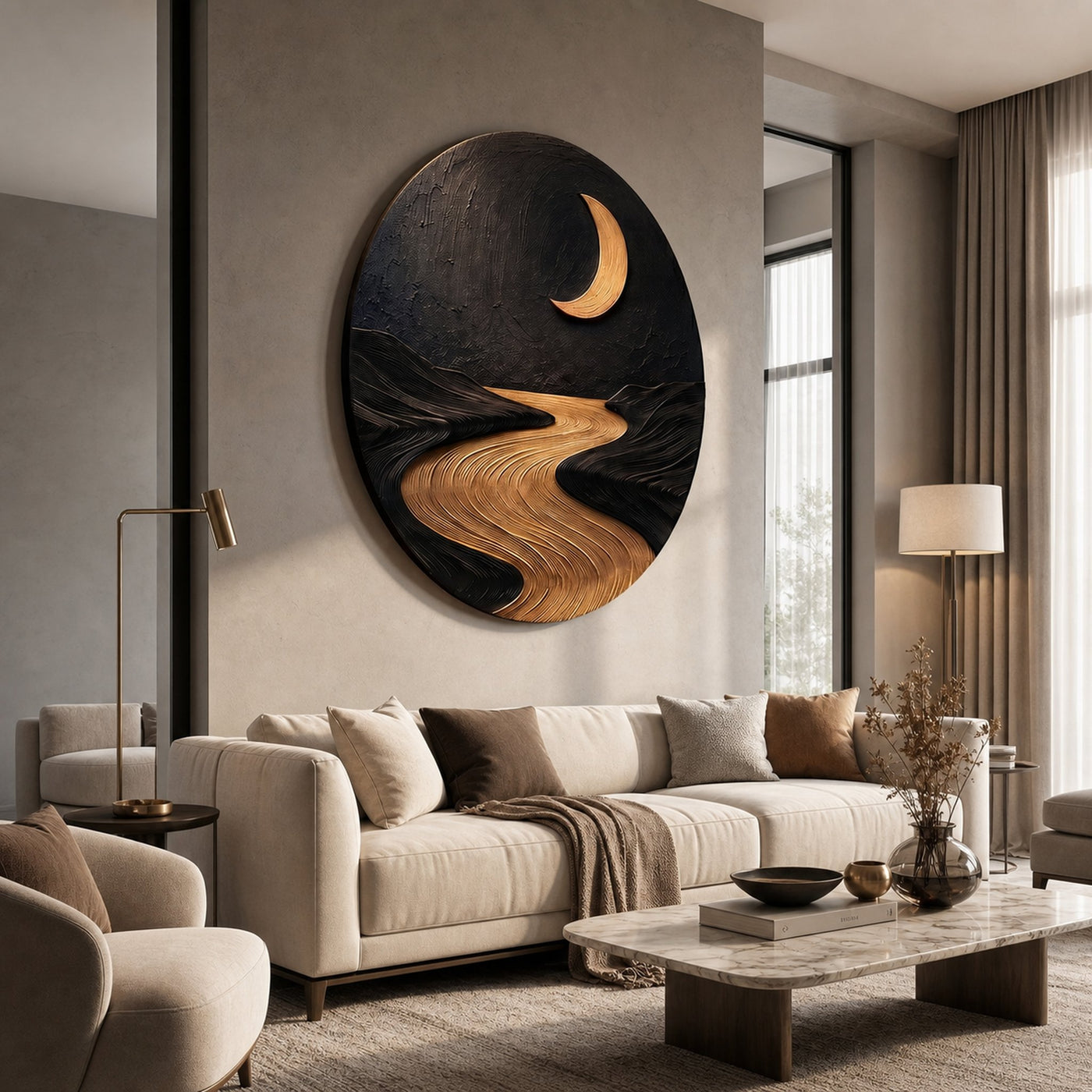 Contemporary Landscape Wall Art For Living Room